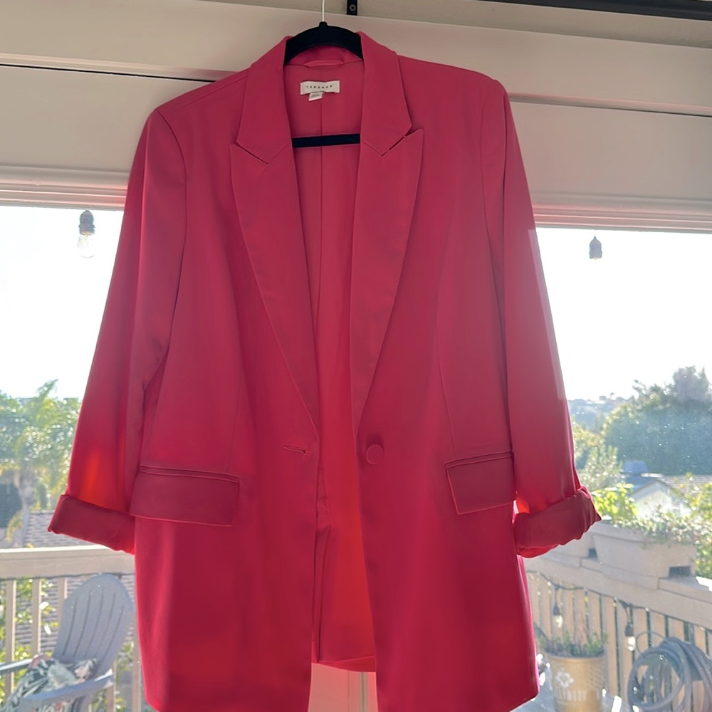 Fuschia Topshop Blazer Size 8